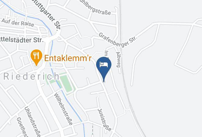 Hotel Garni Riederich Map