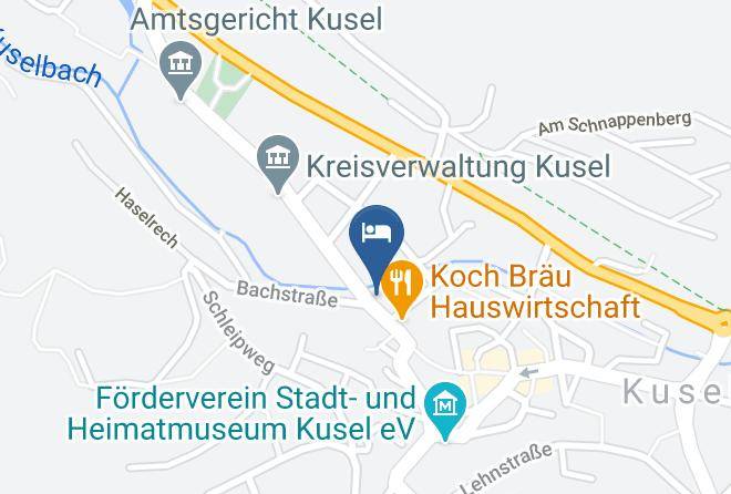 Kusel - Hotel Garni Saar Maps