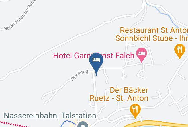 Landeck - Hotel Garni San Antonio Maps