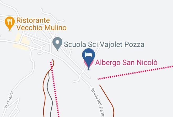 Trento - Albergo San Nicolo Maps