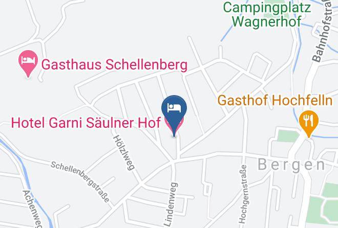 Traunstein - Hotel Garni Saulner Hof Maps