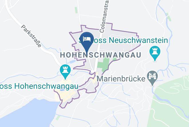 Ostallgau - Hotel Garni Schlossblick Maps
