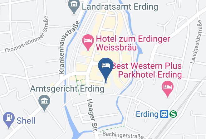 Erding - Hotel Garni Schmidbauer Maps