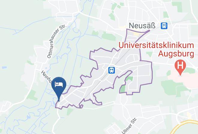 Augsburg - Hotel Garni Schmutterhaus Maps