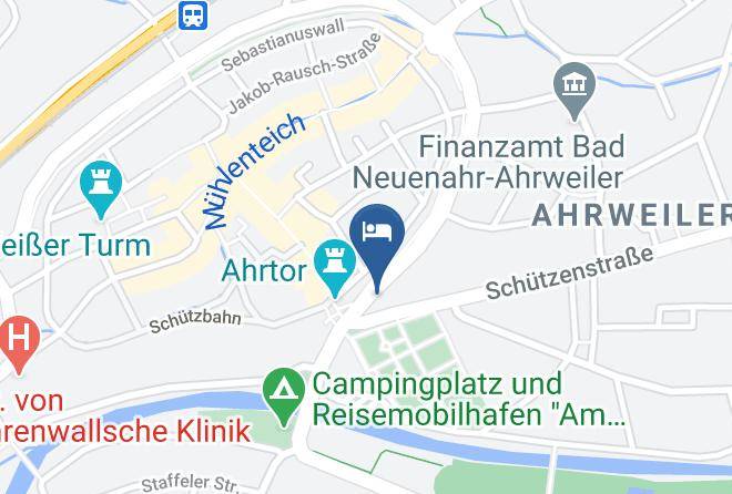 Ahrweiler - Hotel Garni Schutzenhof Maps