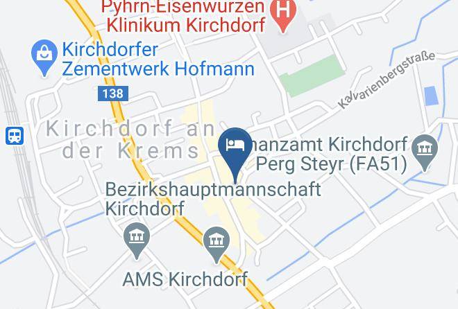 Kirchdorf An Der Krems - Hotel Garni Schwarzer Bar Maps