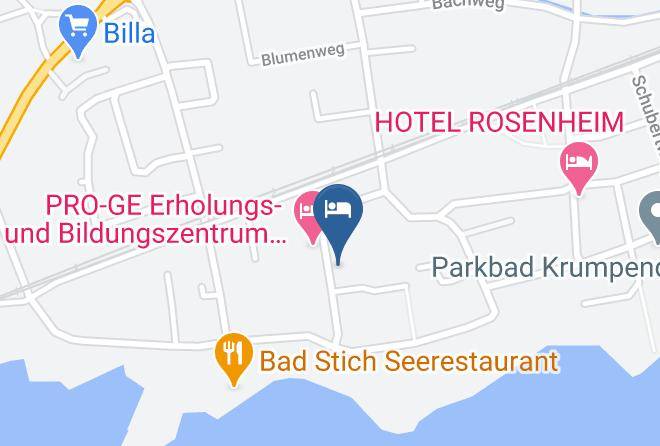 Klagenfurt Land - Hotel Garni Seerosl In Krumpendorf Am Worthersee Maps