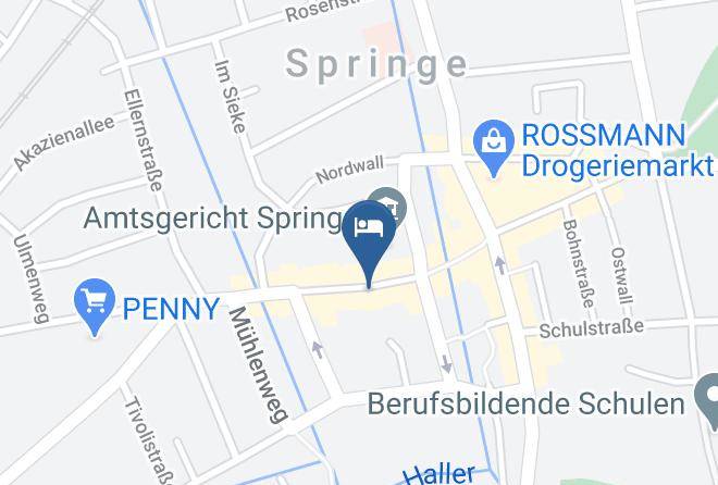 Stadt Hannover - Hotel Garni Springe Maps