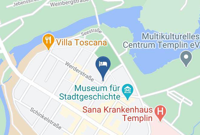 Uckermark - Hotel Garni Zum Eichwerder Maps