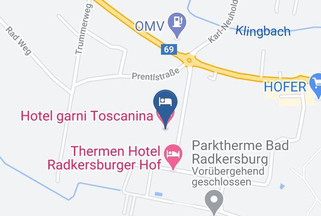 Sudoststeiermark District - Hotel Garni Toscanina Maps
