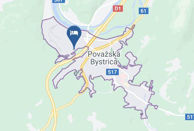 Povazska Bystrica - Hotel Garni Maps