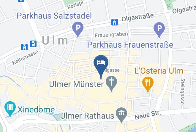 Ulm - Hotel Garni Maps