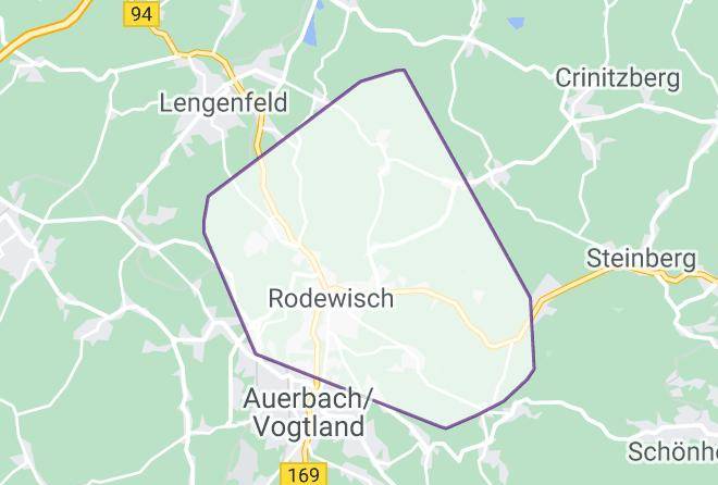 Vogtlandkreis - Hotel Garni Maps