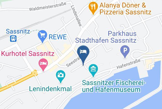 Vorpommern Rugen - Hotel Garni Waterkant Maps