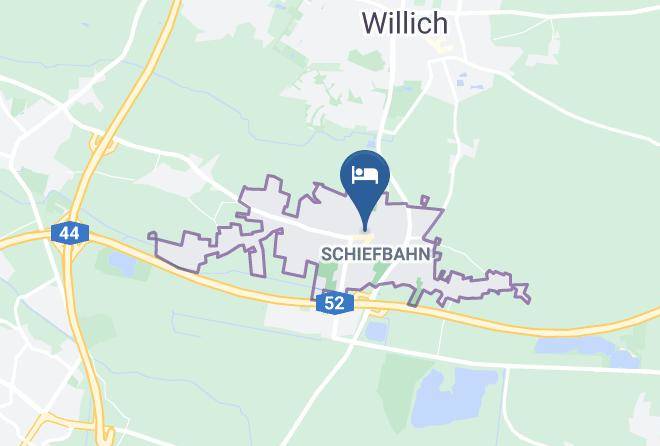 Viersen - Hotel Garni Zentral Zimmervermietung Maps