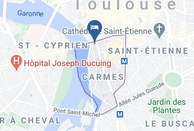 Le Boutique Hotel Garonne Map