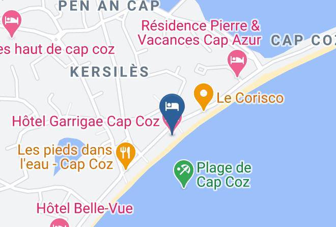 Finistere - Hotel Garrigae Cap Coz Maps