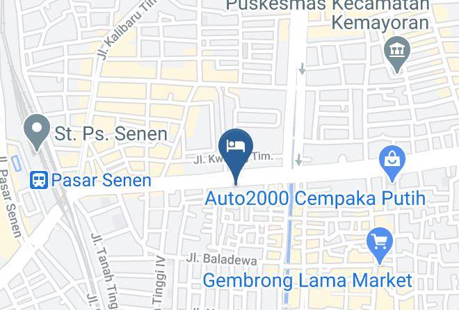 Central Jakarta - Hotel Garuda Maps