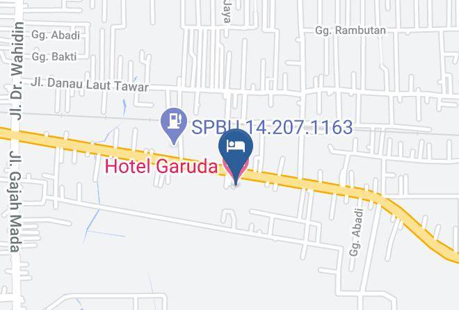 Kota Binjai - Hotel Garuda Maps