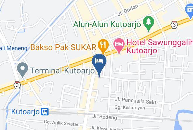 Purworejo Regency - Hotel Garuda Setia Maps
