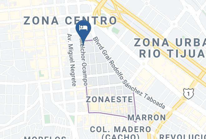 Tijuana - Hotel Garzon Maps
