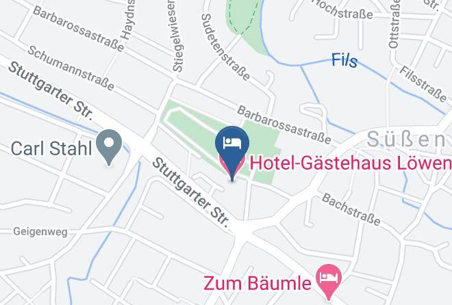 Goppingen - Hotel Gastehaus Lowen Maps