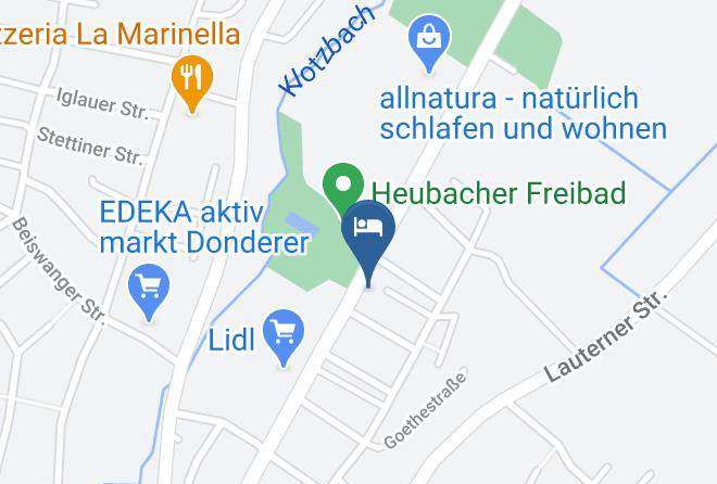 Hotel & Gastehaus Rosenstein Map