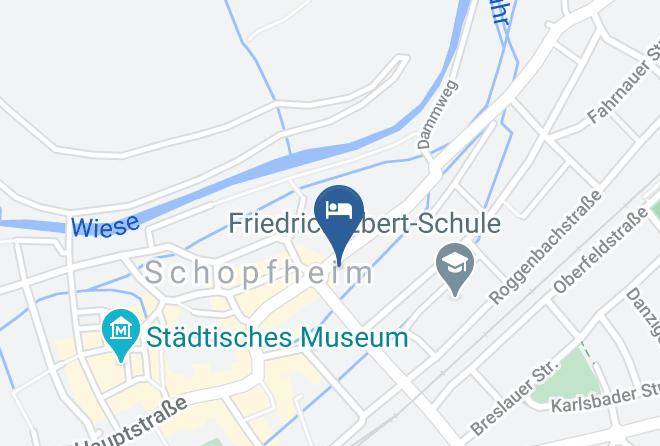 Hotel Gasthaus Adler Schopfheim Map