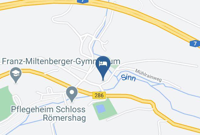 Bad Kissingen - Hotel Gasthaus Breitenbach Maps
