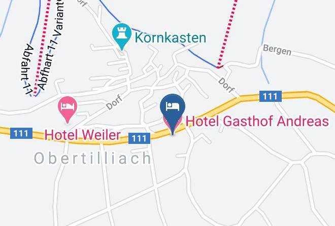 Lienz - Hotel Gasthof Andreas Maps