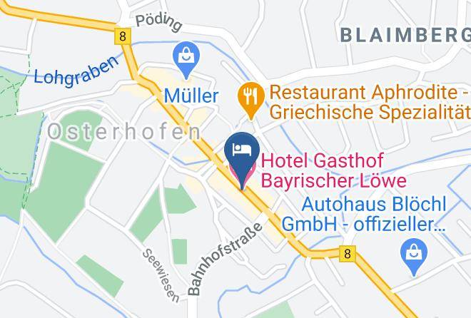 Deggendorf - Hotel Gasthof Bayrischer Lowe Maps