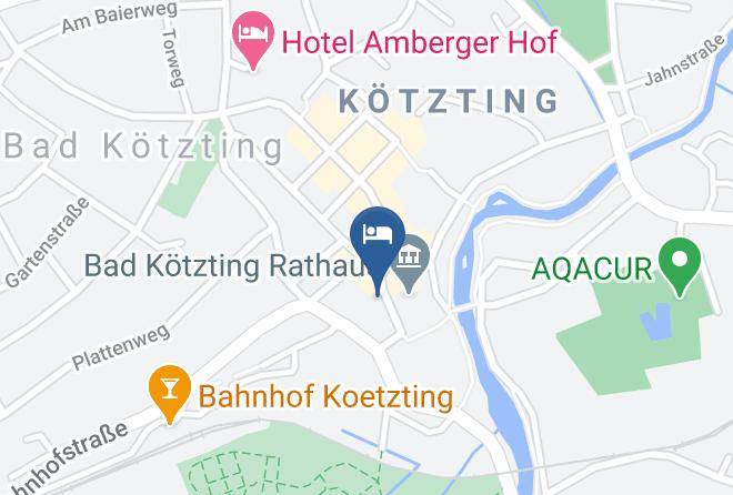 Cham - Zur Post Bad Kotzting Hotel Gasthof Brauerei Maps