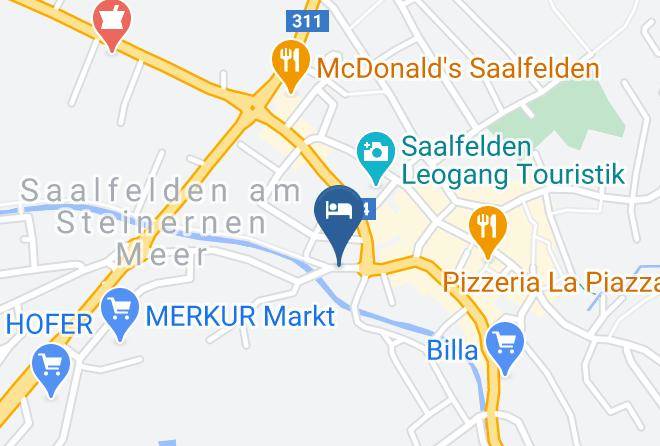 Zell Am See - Hotel Gasthof Bruckenwirt Maps