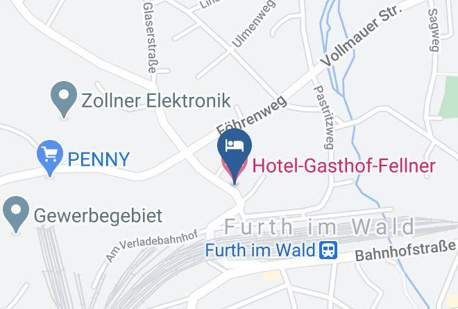Cham - Hotel Gasthof Fellner Maps