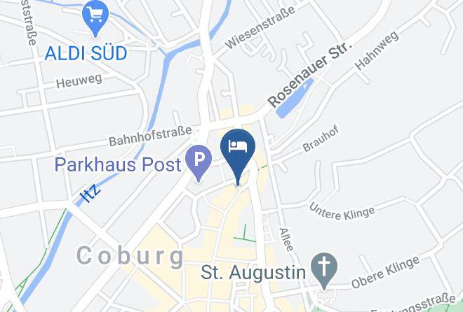 Coburg - Hotel Gasthof Gerberhof Maps