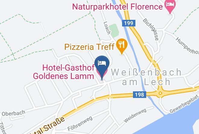 Reutte - Hotel Gasthof Goldenes Lamm Maps