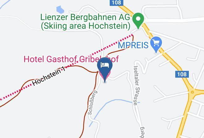 Lienz - Hotel Gasthof Gribelehof Maps