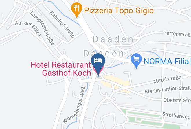 Hotel Restaurant Gasthof Koch Map