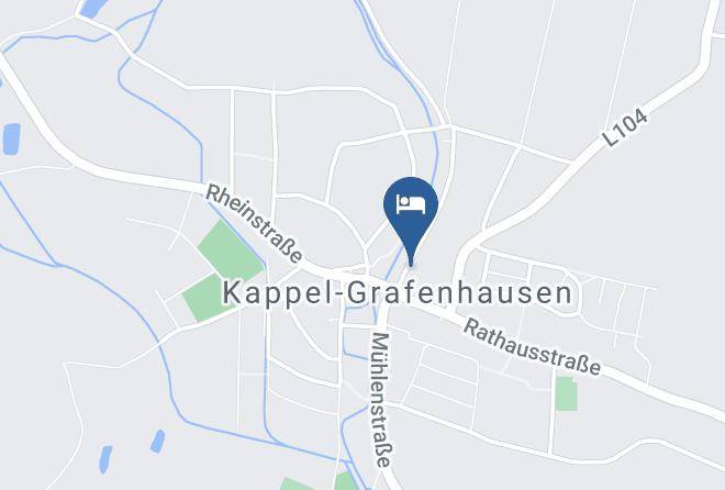 Ortenaukreis - Hotel Gasthof Lowen Kappel Grafenhausen Maps