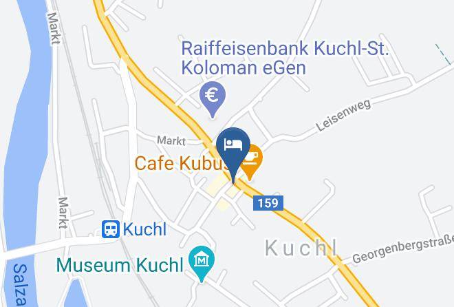 Hallein - Hotel Gasthof Muhlthaler 5431kuchl Marktstrase 12 Maps