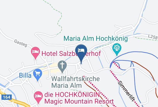 Zell Am See - Hotel Gasthof Niederreiter Maps