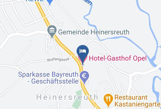 Bayreuth - Hotel Gasthof Opel Maps