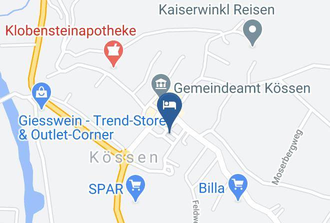Kitzbuhel - Hotel Gasthof Post Nostalgie & Wohlfuhlen Kossen Kaiserwinkl Tirol Maps