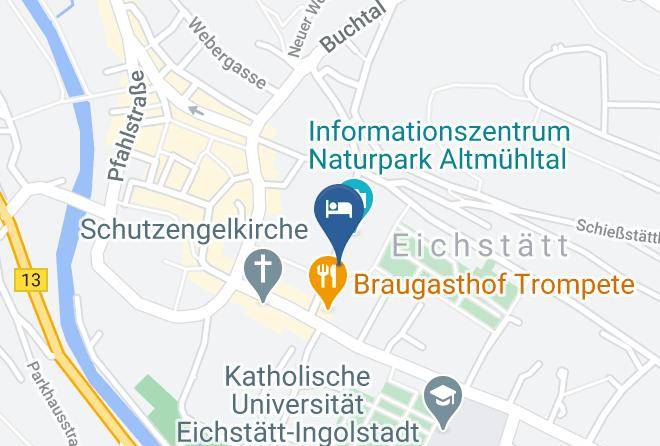 Eichstatt - Hotel Gasthof Ratskeller Maps