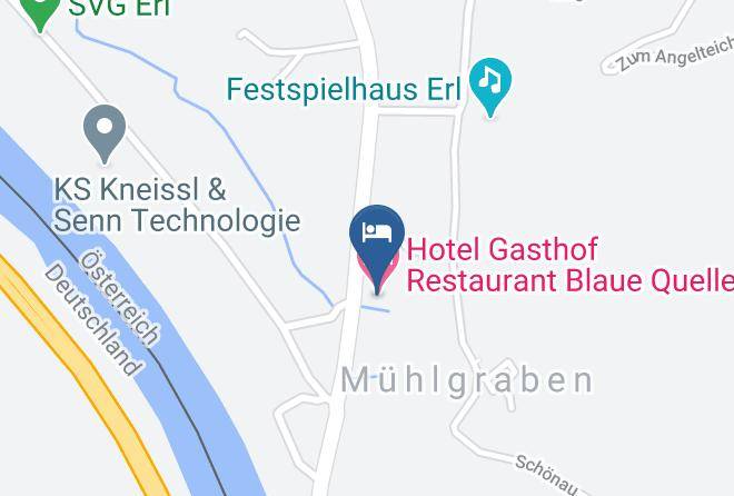 Kufstein - Hotel Gasthof Restaurant Blaue Quelle Maps
