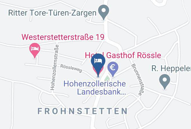 Sigmaringen - Hotel Gasthof Rossle Maps
