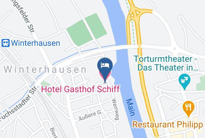 Wurzburg - Hotel Gasthof Schiff Maps