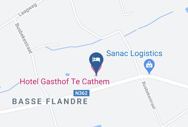 West Flanders - Hotel Gasthof Te Cathem Maps