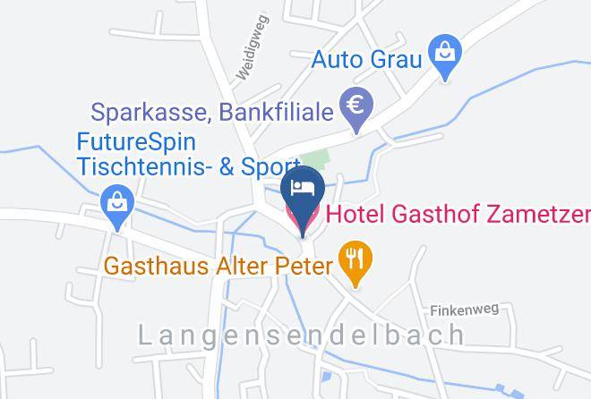 Hotel Gasthof Zametzer Map