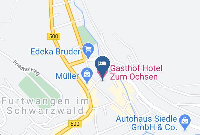 Schwarzwald Baar Kreis - Gasthof Hotel Zum Ochsen Maps